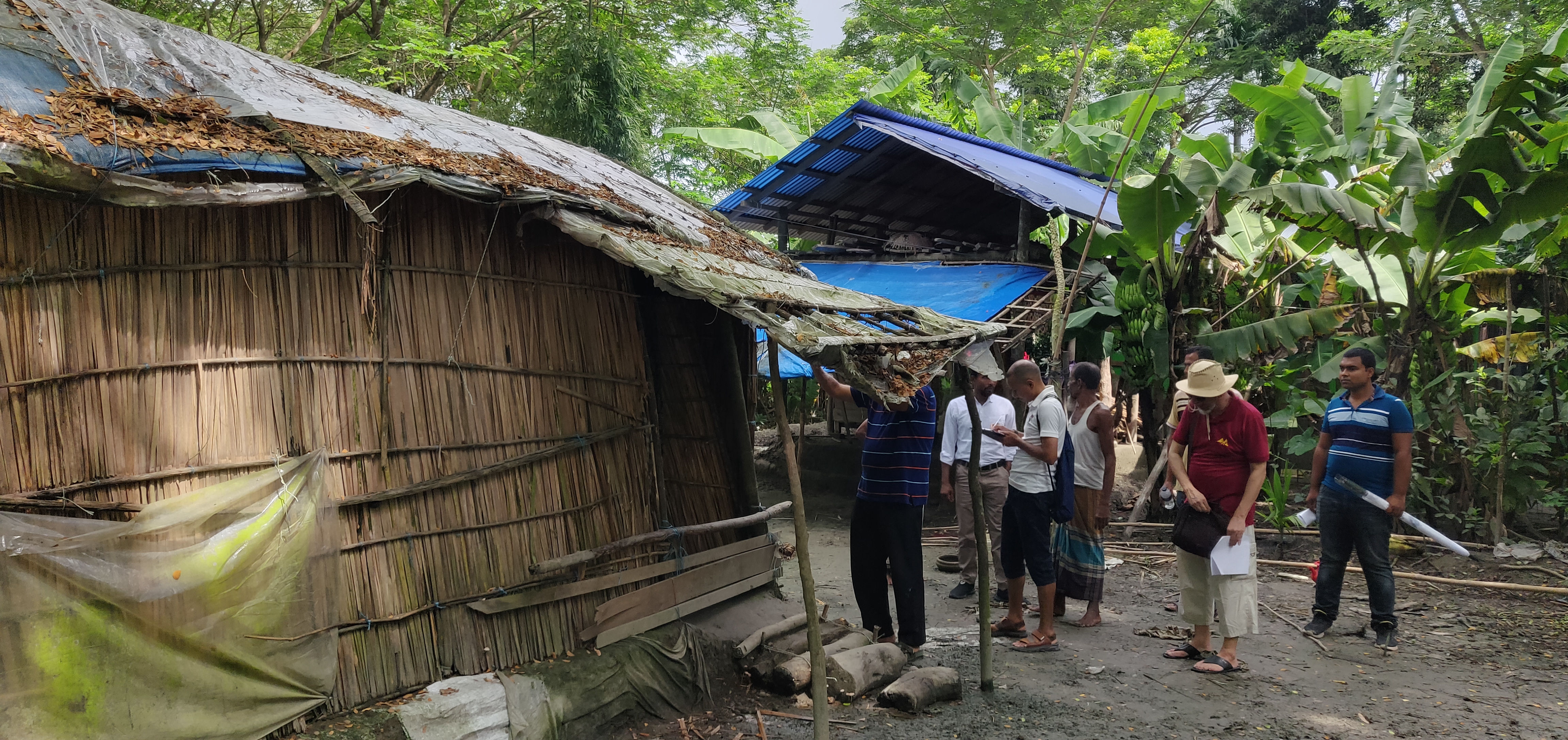 100 HOMES, 1ST VISIT OF BHOLA PROJECT